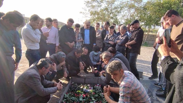 مراسم خاکسپاری مرحوم «جمال اکوانیان» در دهدشت برگزار شد/ تصاویر