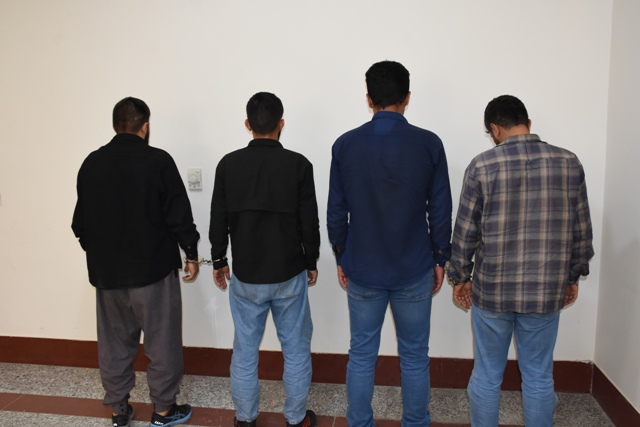 متهمین مسلح بازداشت شدند
