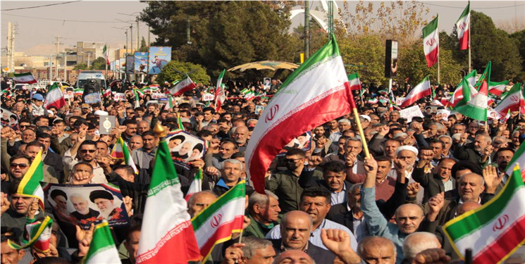 تجمع مردم دهدشت برگزار شد/ تصاویر