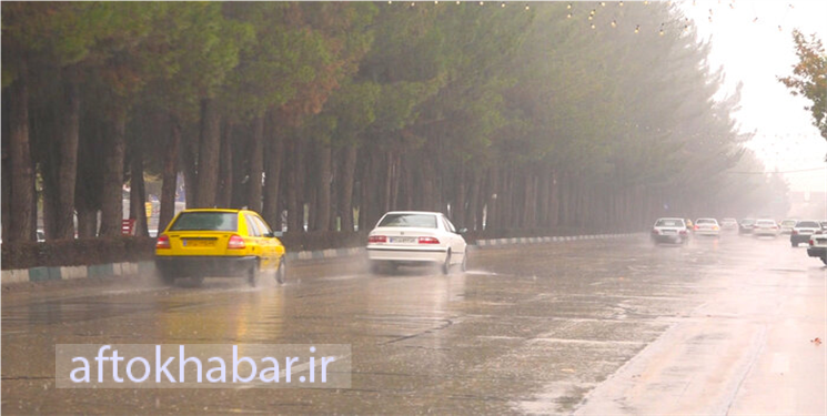 بارش شدید باران در شهر یاسوج/+ فیلم