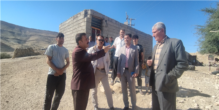 بازدید معاون عمرانی فرماندار کهگیلویه از روستای آب مهی /آغاز روند حل مشکلات دیرینه روستا