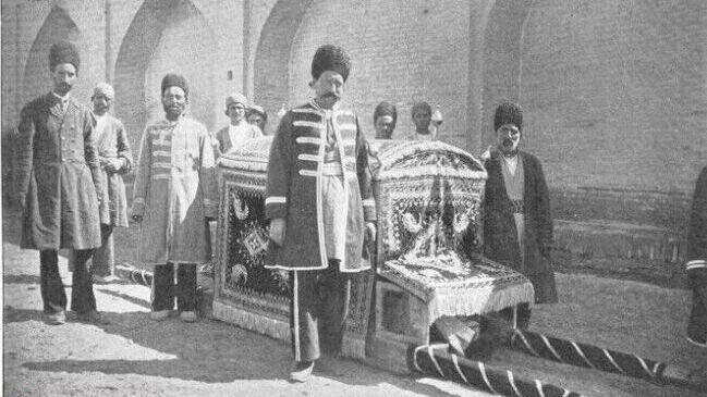 تصاویر مراسم تدفین ناصرالدین شاه قاجار