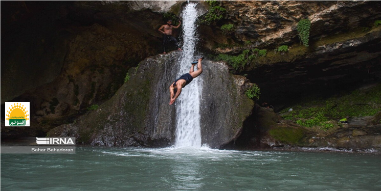 تصاویر زیبا از آبشار تنگ تامرادی