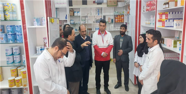 بازدید معاون بهداشت، درمان و توانبخشی کشور از هلال احمر استان 