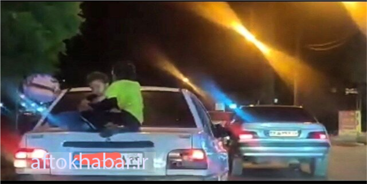 واکنش پلیس به ویدئوی حرکت مخاطره‌آمیز با "پراید" در یاسوج