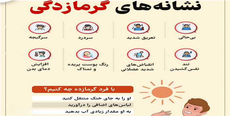 اقدامات اورژانسی هنگام گرمازدگی