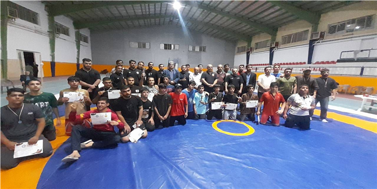 قهرمانی قاطع تیم استان در مسابقات کشتی فرنگی کارگران منطقه جنوب کشور در یاسوج