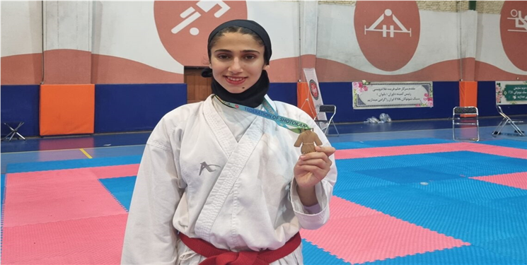 دختر کاراته کار کهگیلویه و بویراحمدی قهرمان المپیک ناشنویان جهان شد