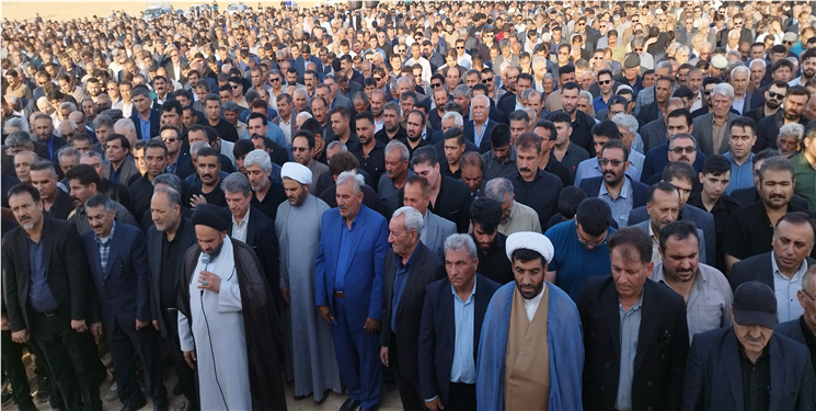 گزارش تصویری از مراسم مرحوم «ارجاسب احدی» در دهدشت